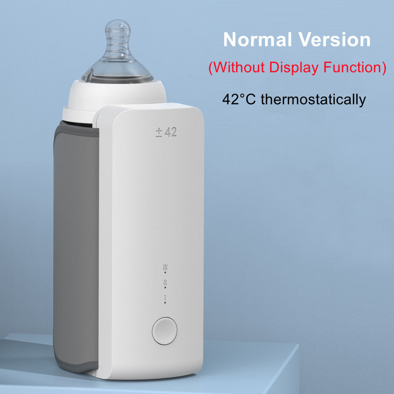 Portable Wireless Rechargeable Baby Bottle Warmer with USB Charging