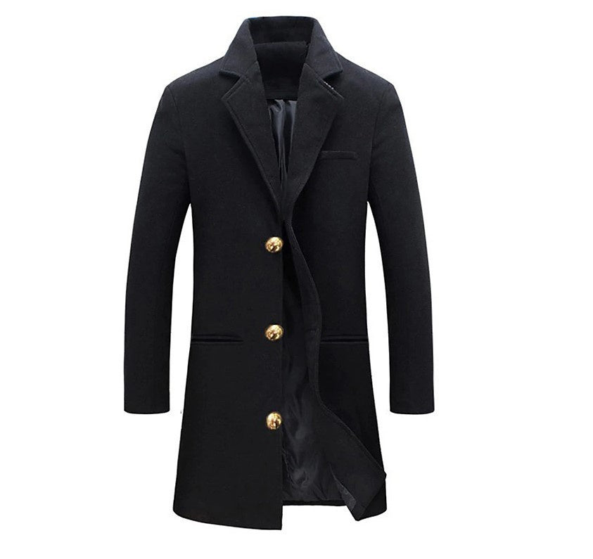 Stylish Winter Lapel Trench Coat