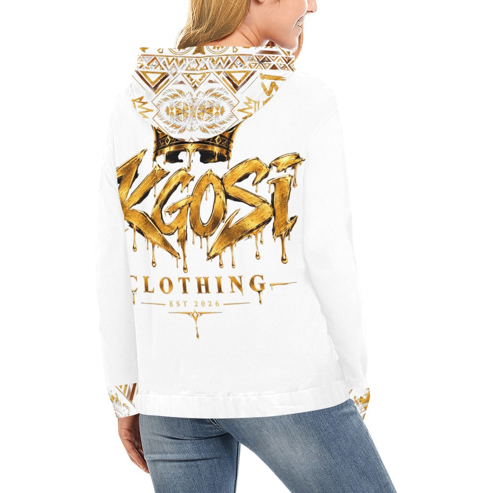 KGOSI Women's All Over Print Hoodie (Model H13)