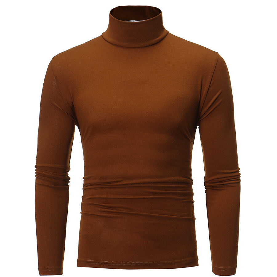 High-neck Thin Long-sleeved T-shirt Bottoming Shirt