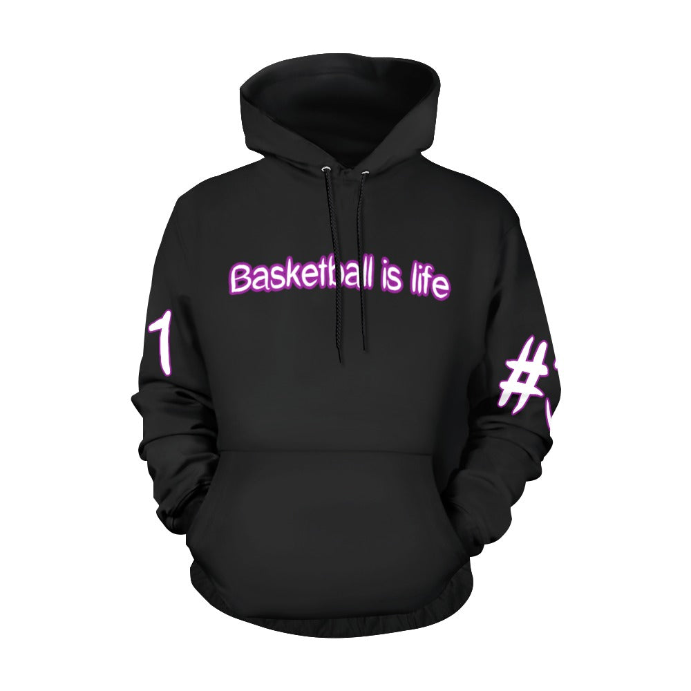 #Slonebros basketball is life Women's All Over Print Hoodie (Model H13)