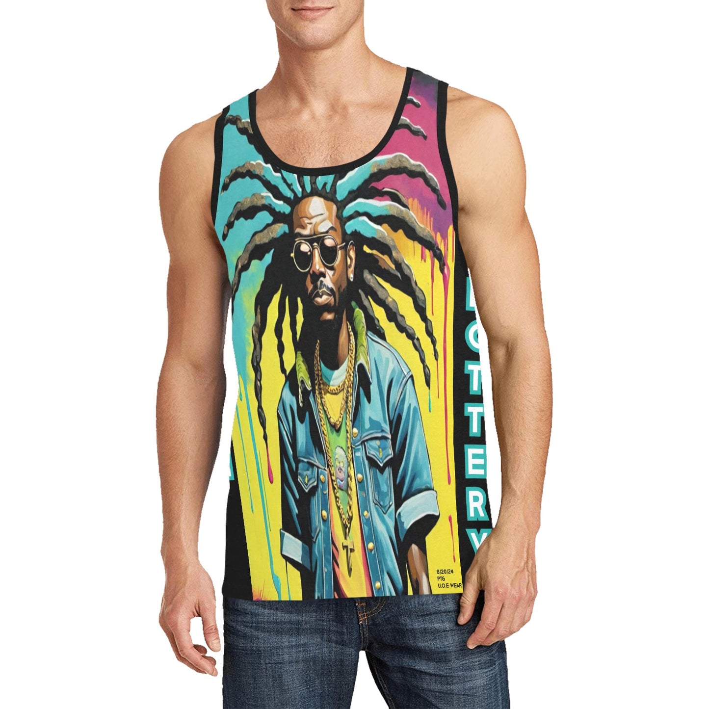 TEAM LOTTERY GUDAMAN Men's All Over Print Tank Top (Model T57)