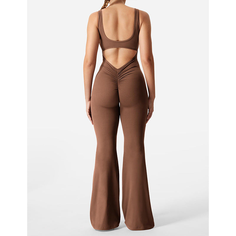 Slim Fit backless Jumpsuit