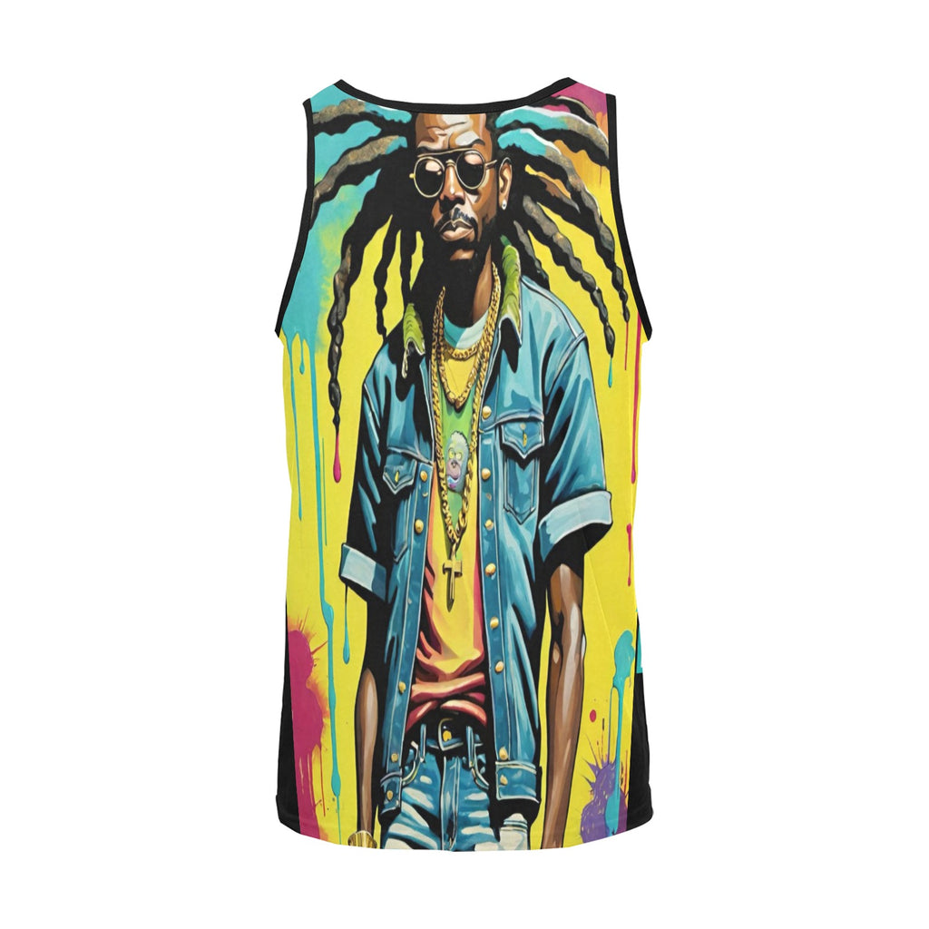 TEAM LOTTERY GUDAMAN Men's All Over Print Tank Top (Model T57)