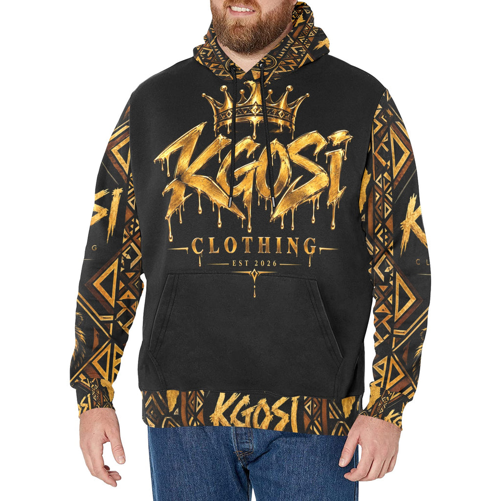 KGOSI Men's Long Sleeve Fleece Hoodie (H55)