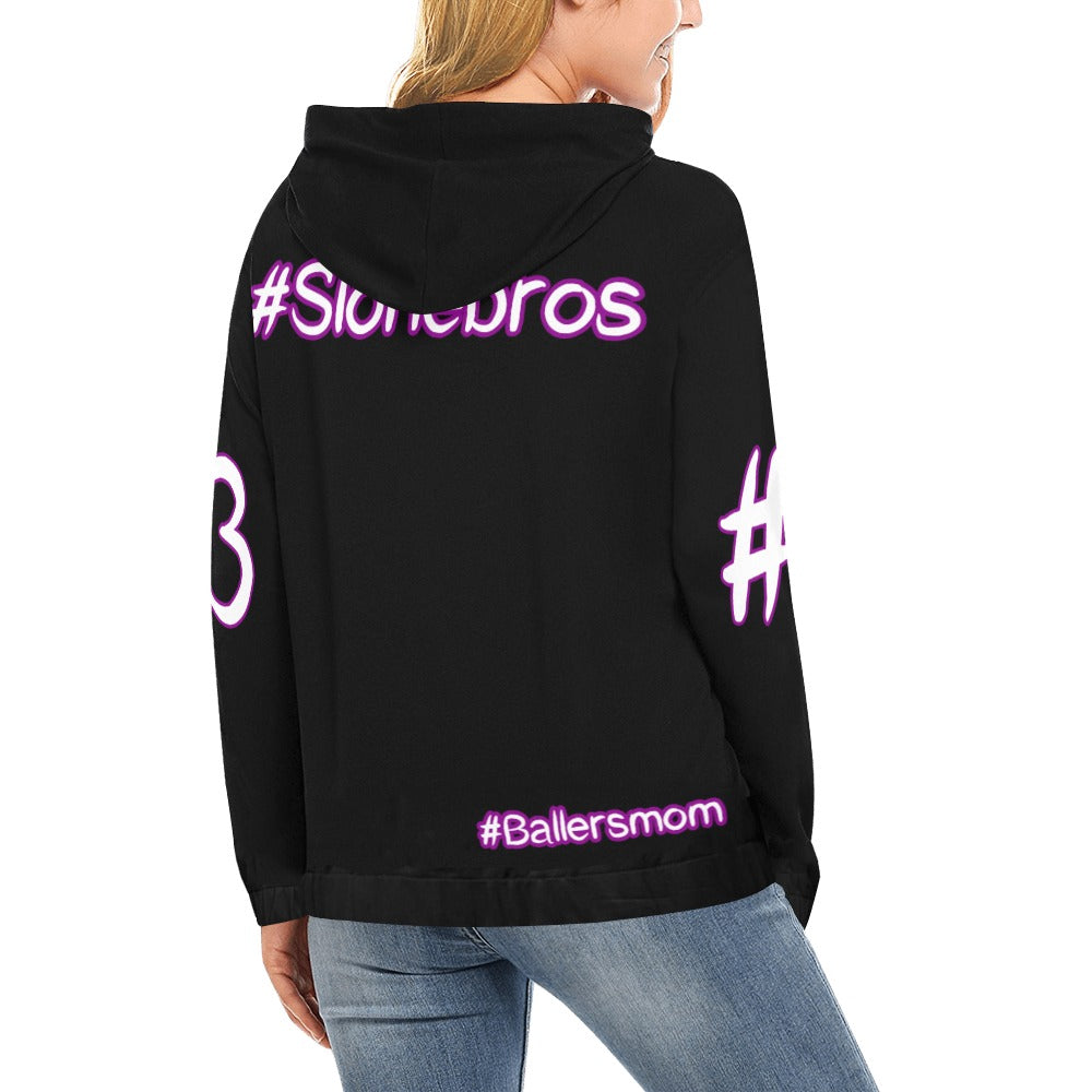 #Slonebros basketball is life Women's All Over Print Hoodie (Model H13)