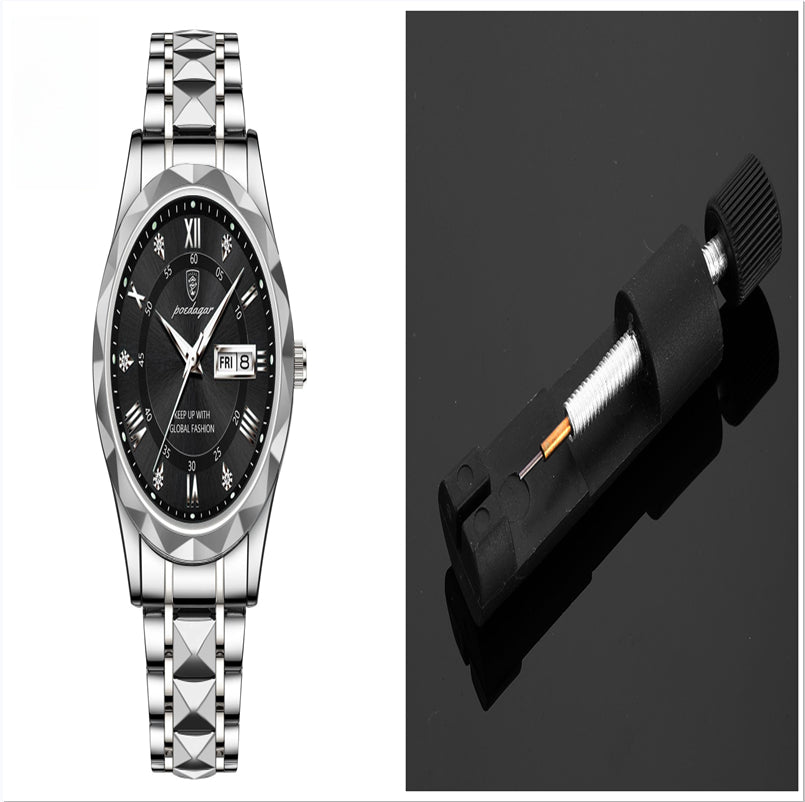 Men's luxury waterproof Double Calendar Luminous  Watch