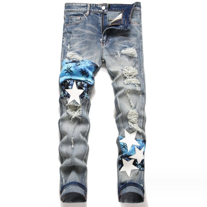 Men's stylish reach for the stars jeans