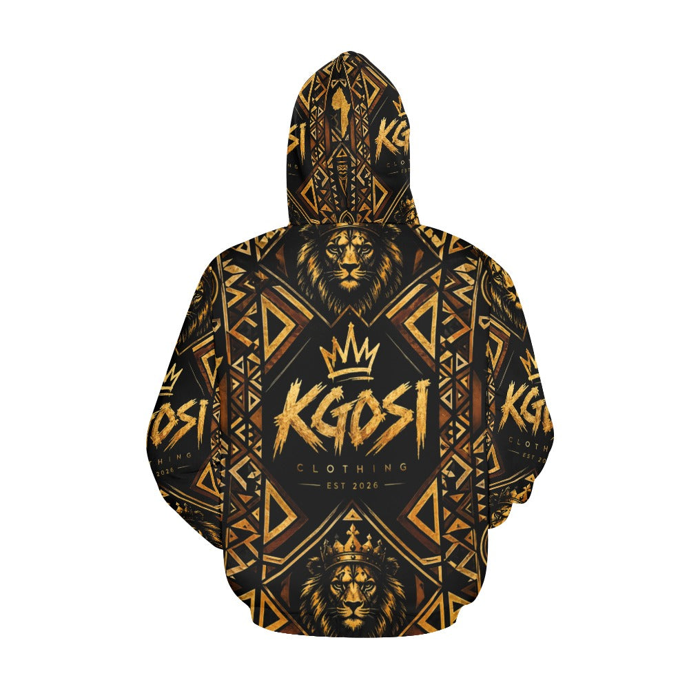 KGOSI Women's All Over Print Hoodie (Model H13)