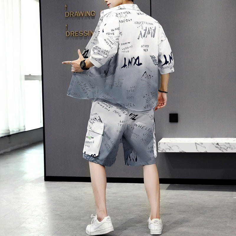 Men's Casual Summer Suit Outfit Set