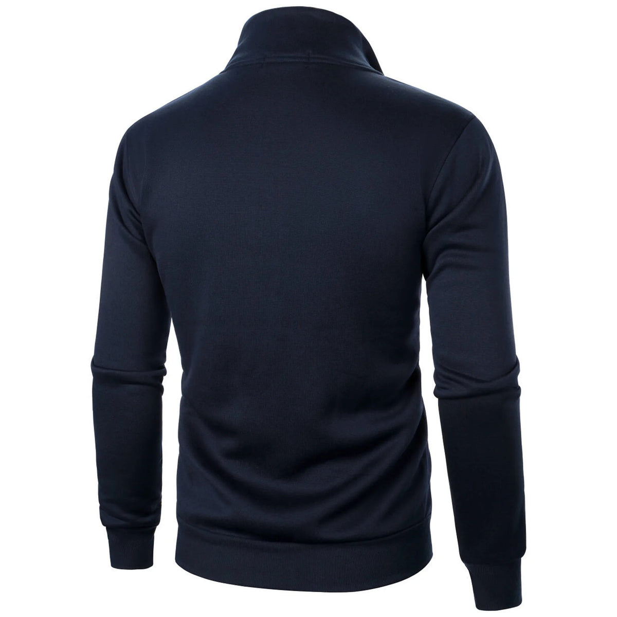 Cardigan Zipper Fleece-lined Thickened Casual Sweatshirt