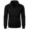 Cardigan Zipper Fleece-lined Thickened Casual Sweatshirt