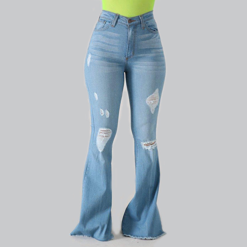 Women's Slim-fit Ripped Jeans
