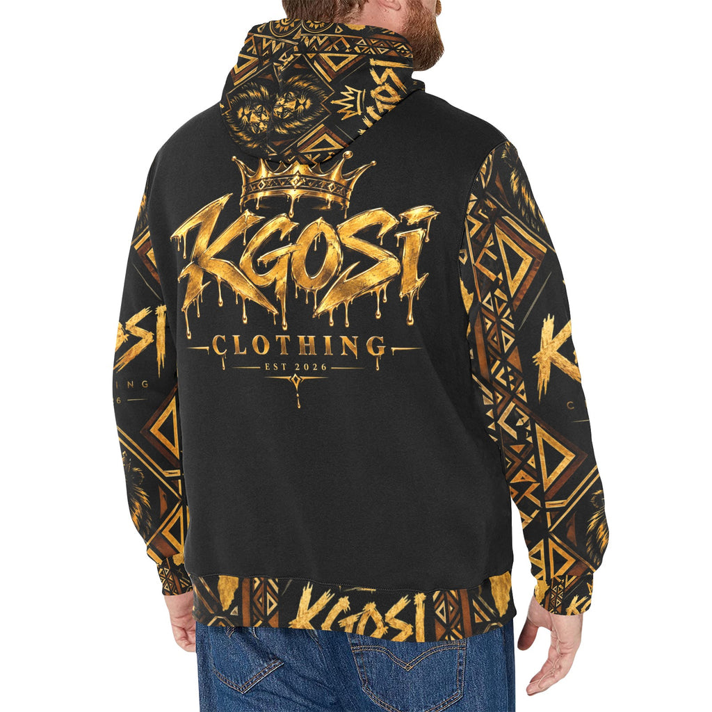 KGOSI Men's Long Sleeve Fleece Hoodie (H55)