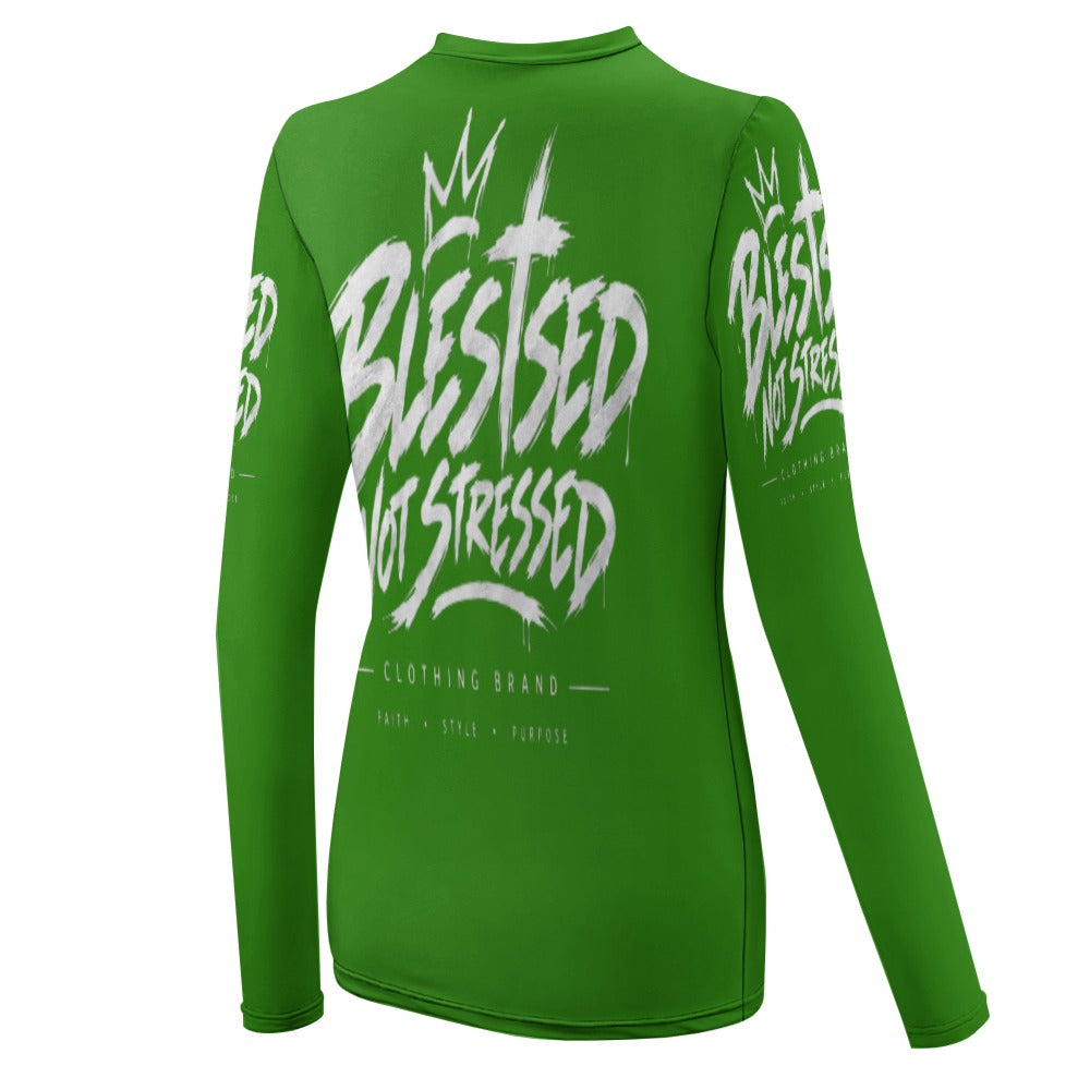 Blessed Not Stressed Women's Lightweight Long Sleeve T-Shirt