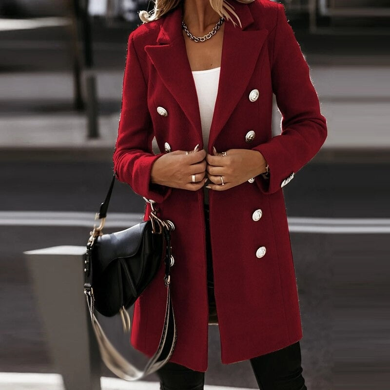 Fashion Turndown Collar Jacket For Women