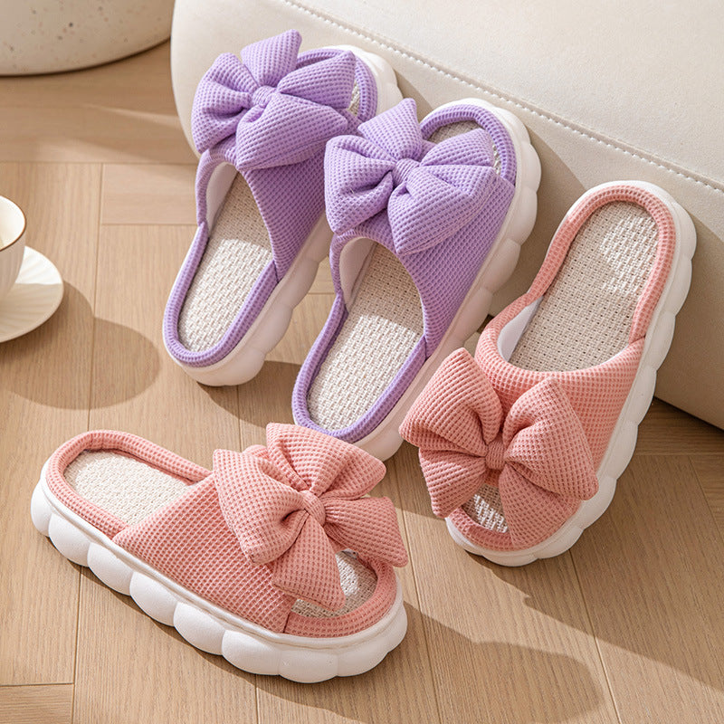 Solid Color  Bow Sandals
