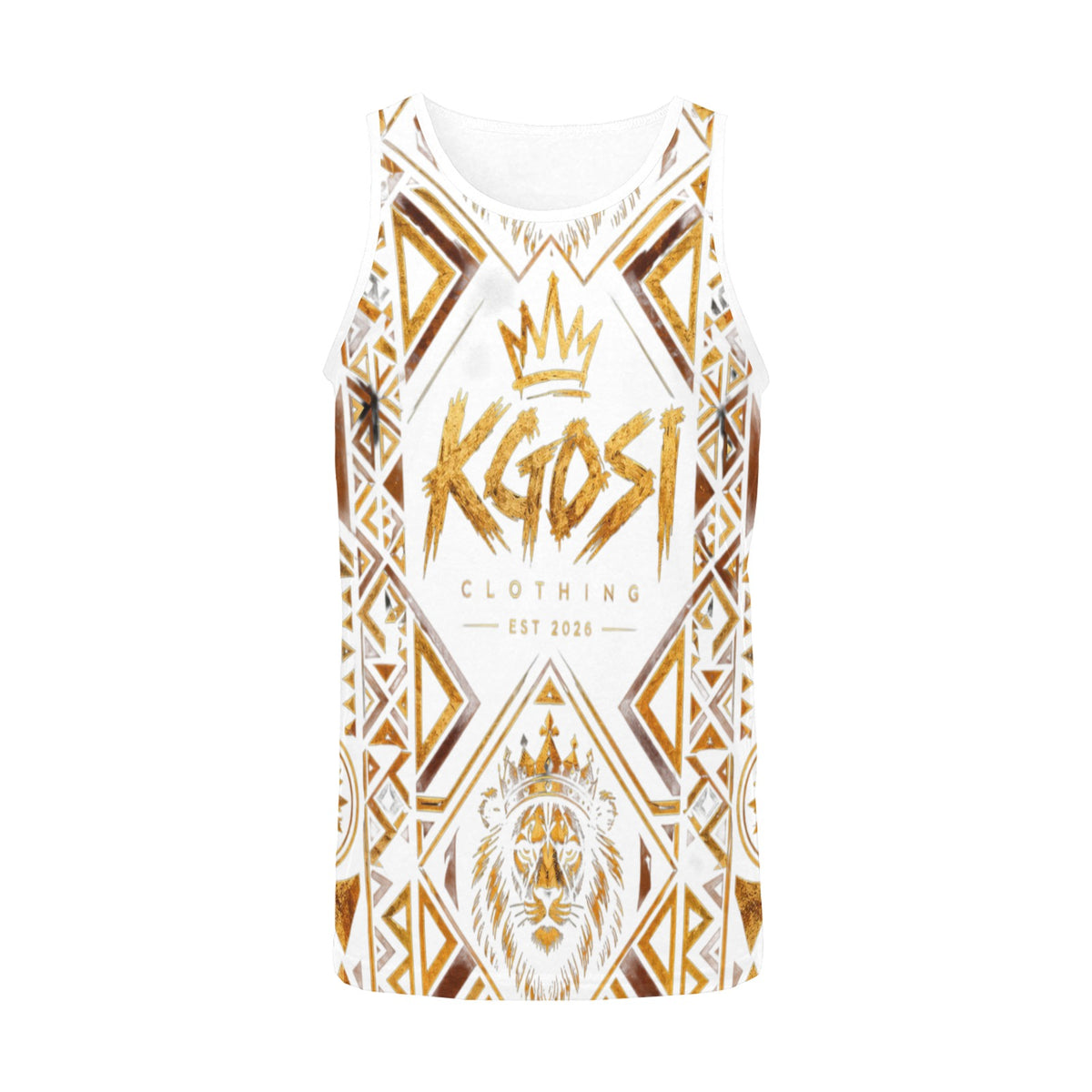 KGOSI Men's All Over Print Tank Top (Model T57)