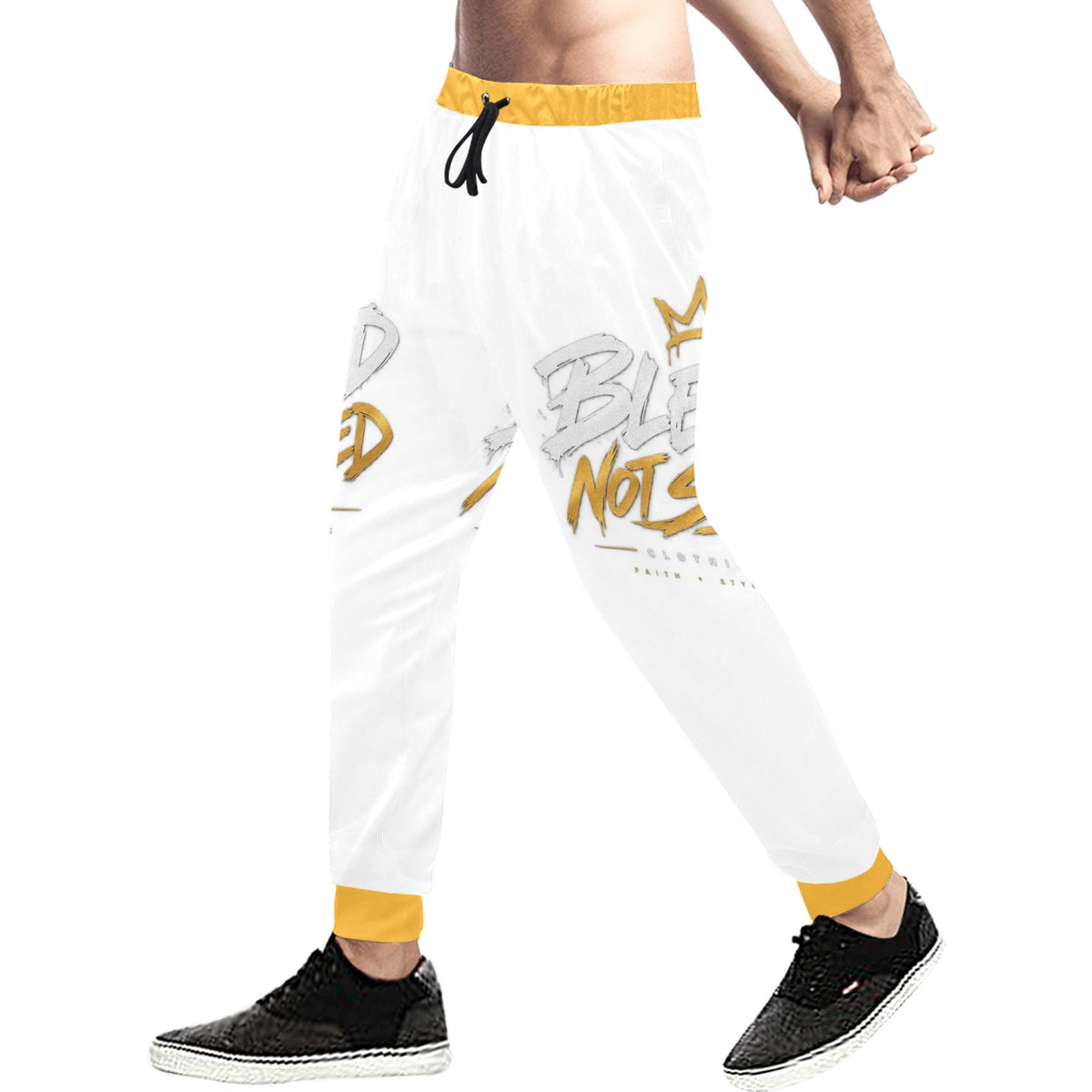 Blessed Not Stressed Men's Baggy Drawstring Pants