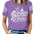Blessed Not Stressed Women's All-Over Print T-Shirt