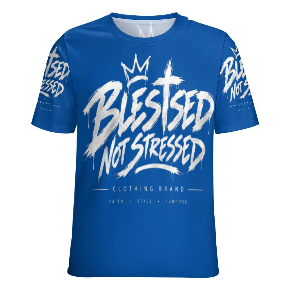 Blessed Not Stressed Women's All-Over Print T-Shirt