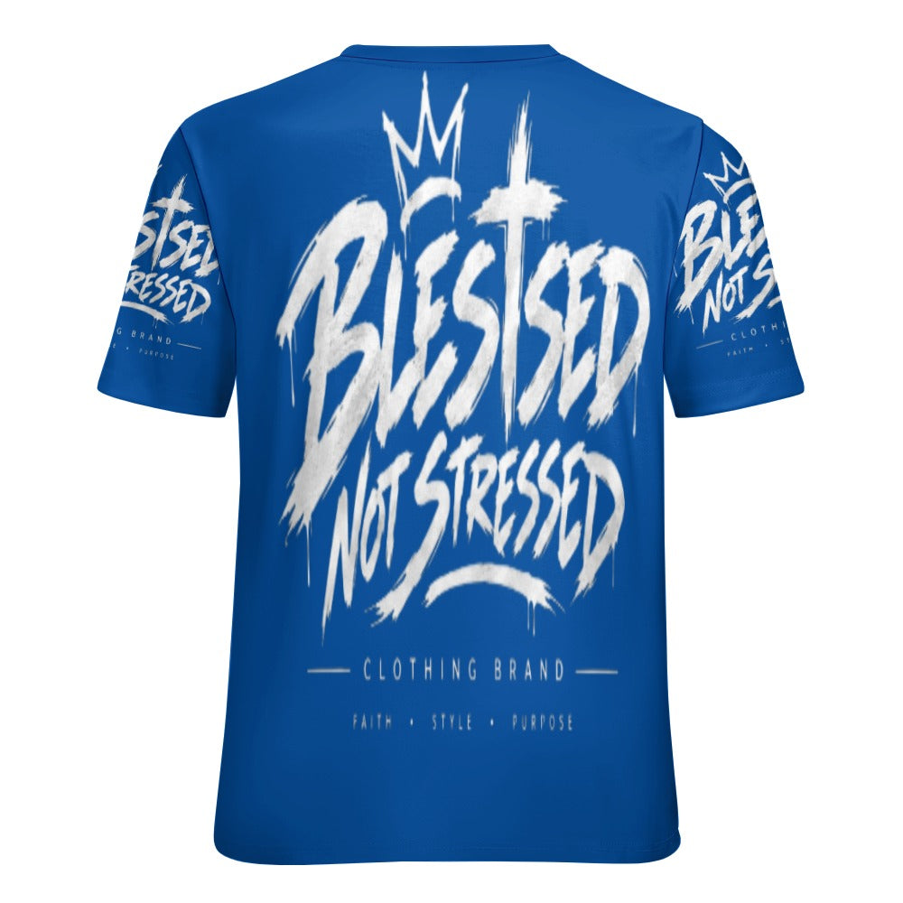 Blessed Not Stressed Women's All-Over Print T-Shirt