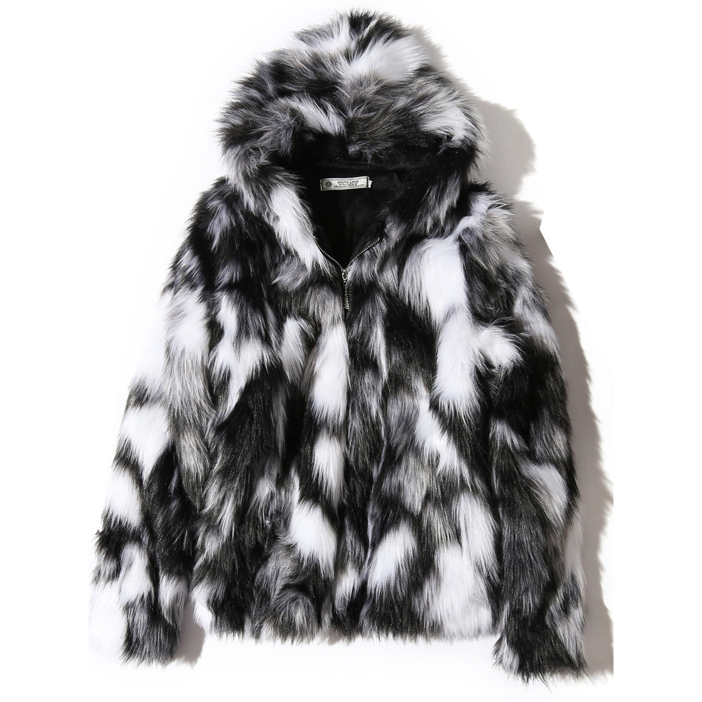 Autumn and winter luxury fur  jacket