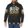 Blessed Not Stressed Men's Fleece Pullover Hoodie
