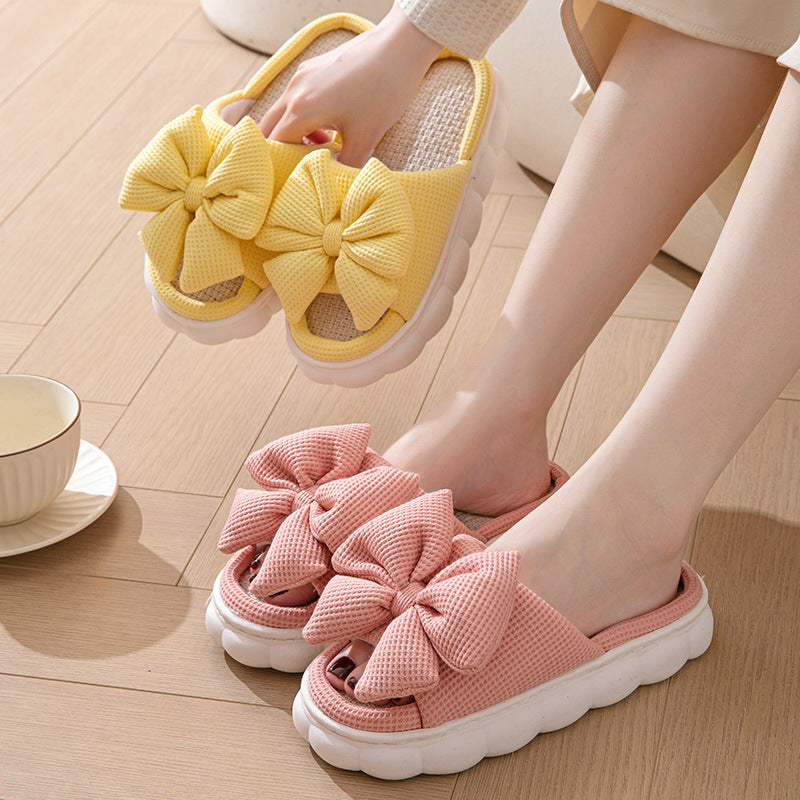 Solid Color  Bow Sandals