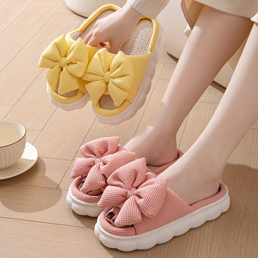 Solid Color  Bow Sandals