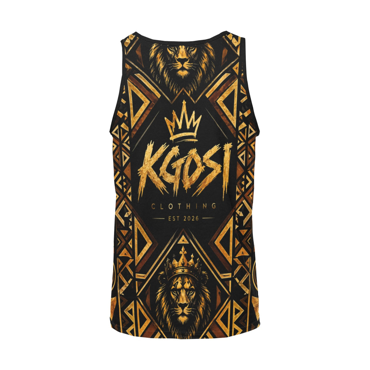 KGOSI Men's All Over Print Tank Top (Model T57)