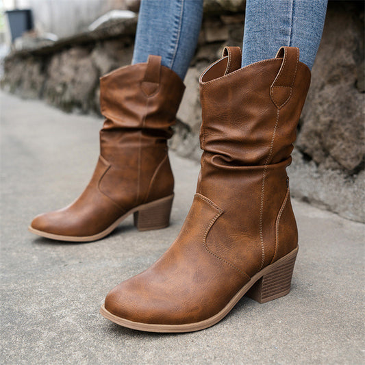 Vintage Western Cowboy Boots For Women
