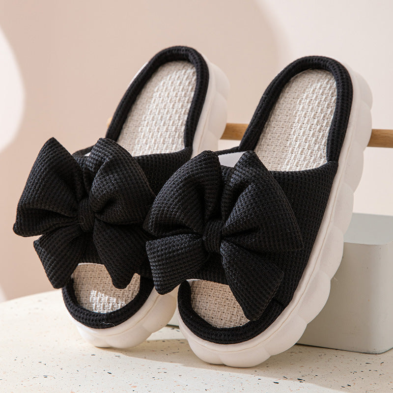 Solid Color  Bow Sandals
