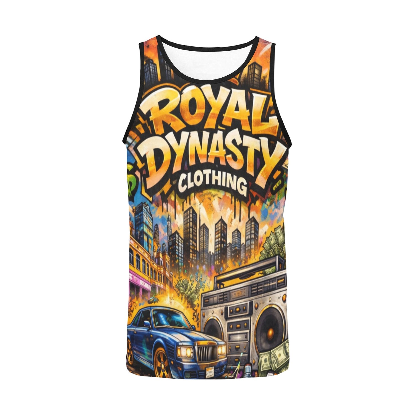ROYAL DYNASTY BIG MONEY V1 Men's All Over Print Tank Top (Model T57)