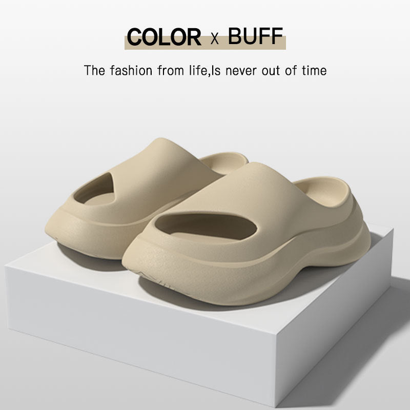 Thick Heel Slippers