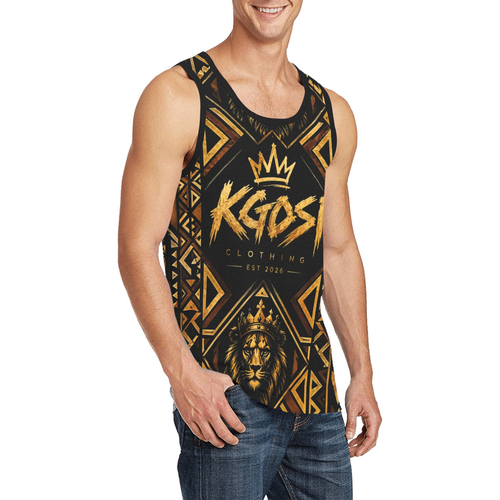 KGOSI Men's All Over Print Tank Top (Model T57)
