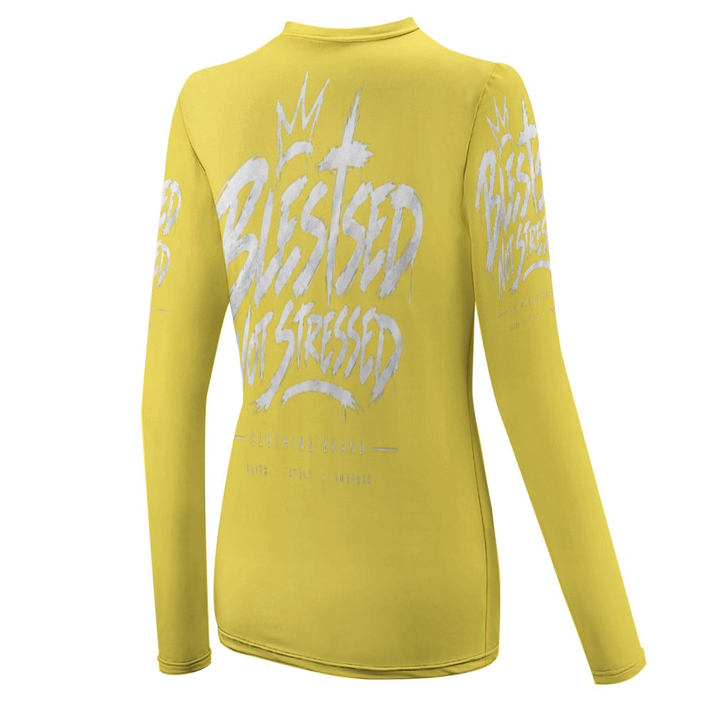 Blessed Not Stressed Women's Lightweight Long Sleeve T-Shirt