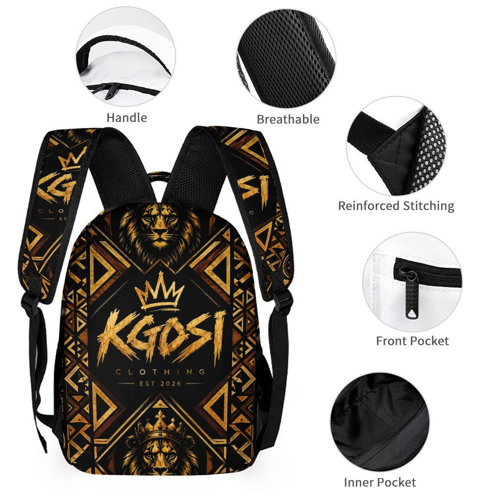 KGOSI Three-Piece Moneypack, Lunch Bag & Pencil Case Set