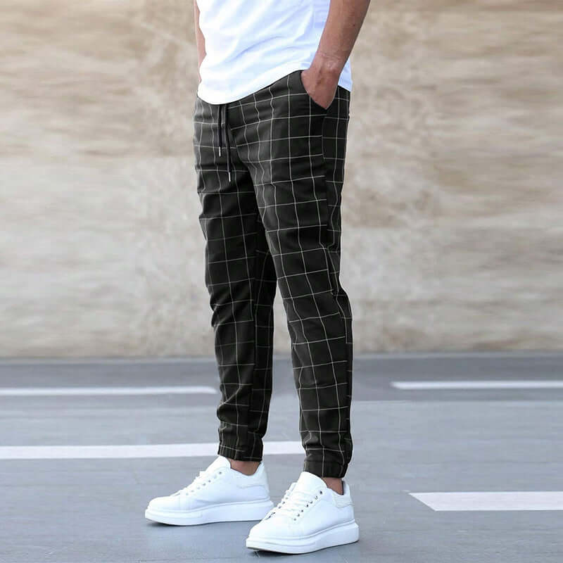 Trending mens plaid pants