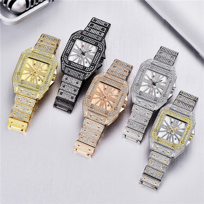 Royal dynasty full diamond dial Men's luxury Watch
