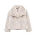 Women's Winter Plush Lapel Coat