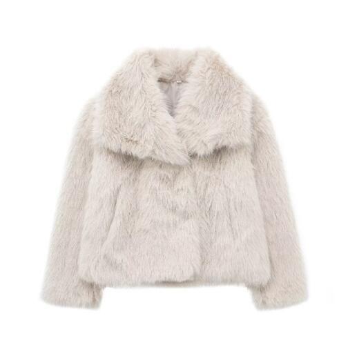 Women's Winter Plush Lapel Coat