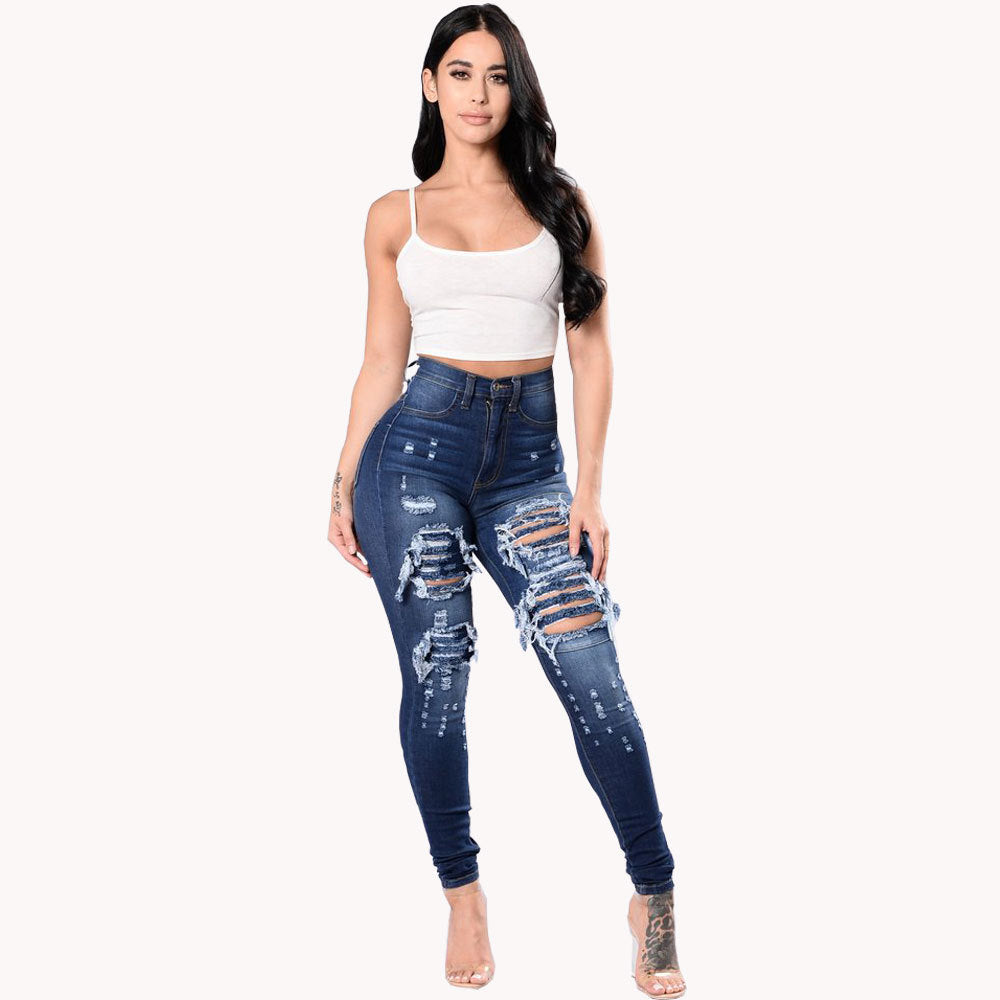 Ripped Skinny jeans for women