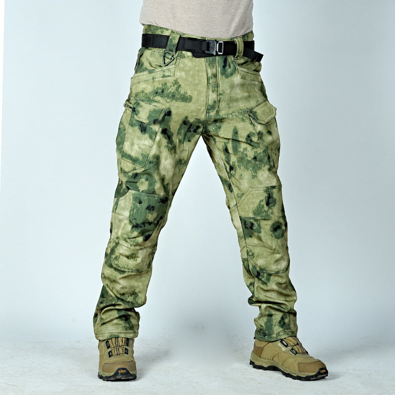 Tactical  Men's Fleece-lined Waterproof Shark Skin Pants