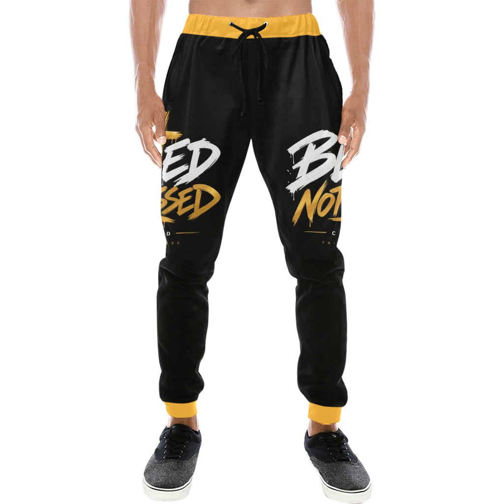 Blessed Not Stressed Men's Baggy Drawstring Pants
