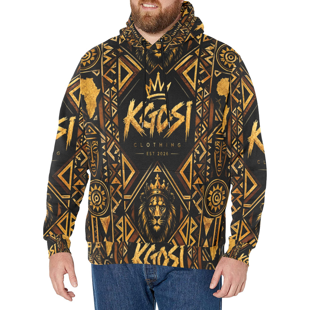 KGOSI Men's Long Sleeve Fleece Hoodie (H55)