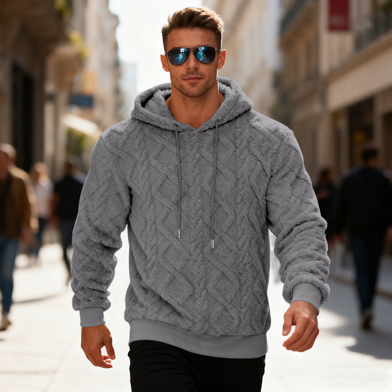 Plush Hooded Sweatshirt
