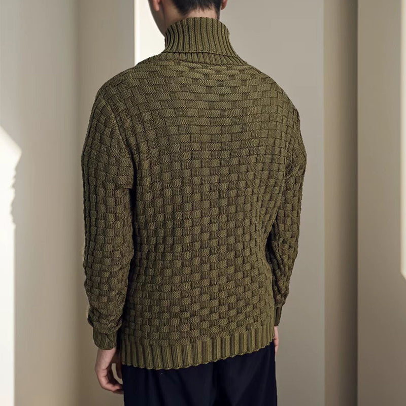 Men's Slim Turtleneck Sweater