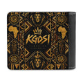 KGOSI PU Leather Wallet with Two-Sided Designs
