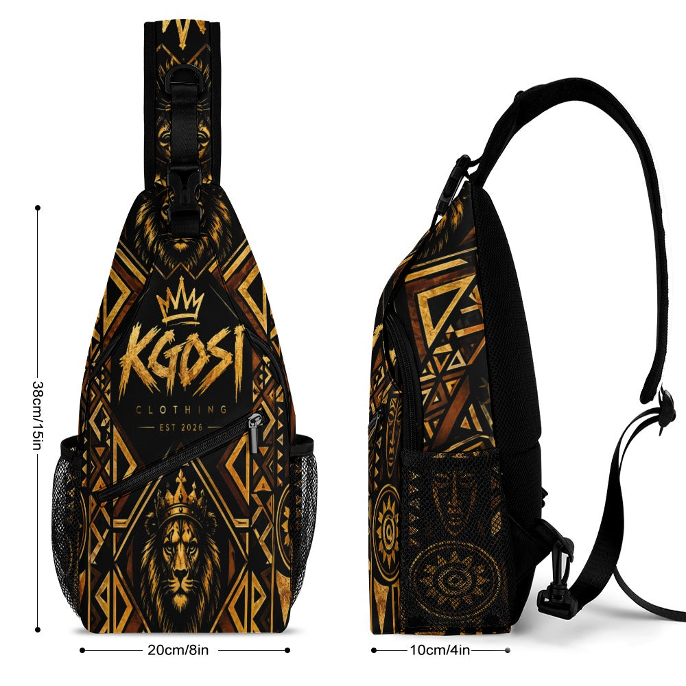 KGOSI MONEY BAG V2 All-over print zippered sling bag